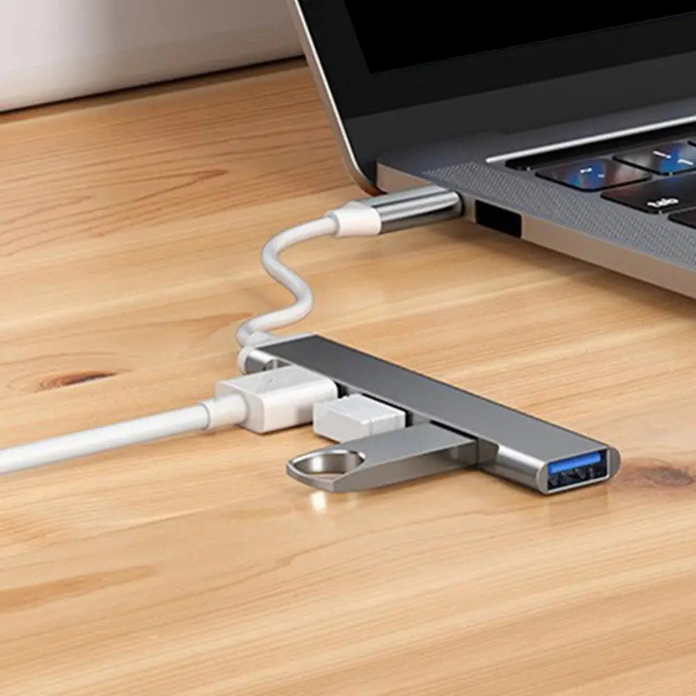 USB 3.0 Hub USB Hub 4 Port High Speed Type C 3.0 Splitter 5Gbps For PC Computer Desktop Laptop Flash Drive HDD Console Printer