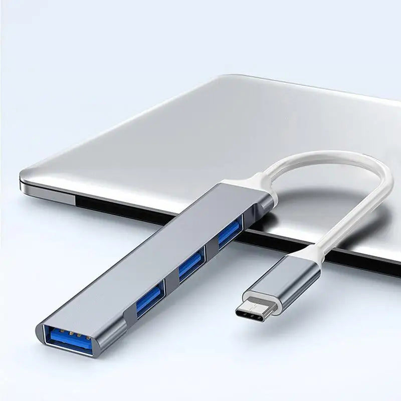 USB 3.0 Hub USB Hub 4 Port High Speed Type C 3.0 Splitter 5Gbps For PC Computer Desktop Laptop Flash Drive HDD Console Printer