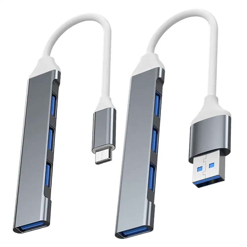 USB 3.0 Hub USB Hub 4 Port High Speed Type C 3.0 Splitter 5Gbps For PC Computer Desktop Laptop Flash Drive HDD Console Printer